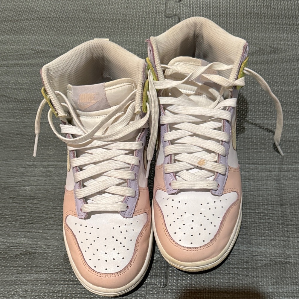 Nike Women's Sneakers - White, Pink, and Purple